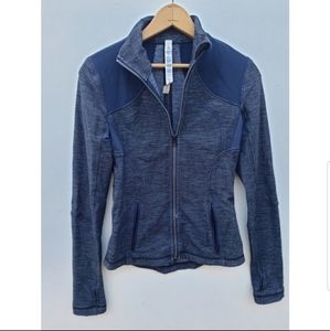 Lululemon Athletic forme jacket slub demin